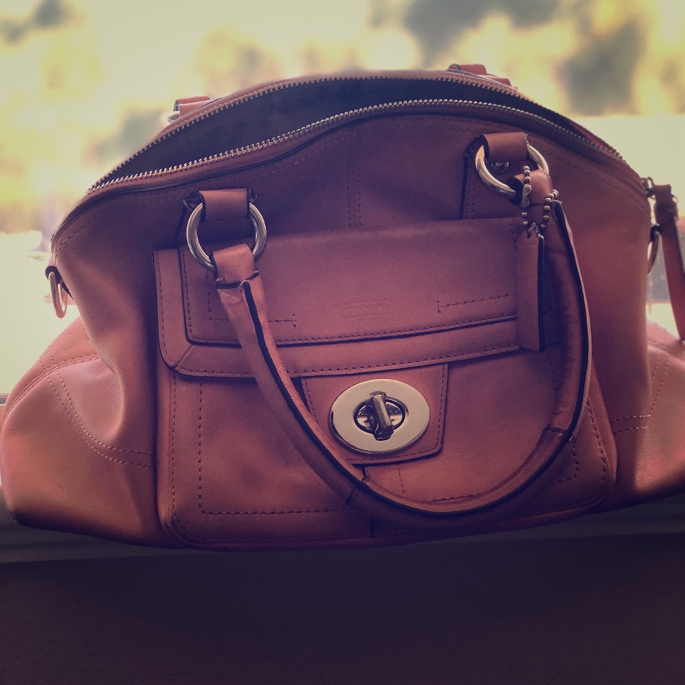 Pink Coach Purse